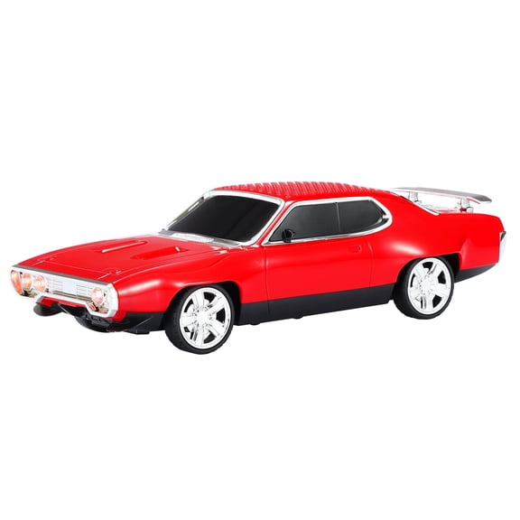 WS-620 Classic Muscle Car Bluetooth Replica Speaker – Portable Wireless with HD Sound, TWS Stereo Pairing, LED Party Light, USB/TF/FM Support, Built-in Mic, Home Audio Cars Speaker Gift (Red)