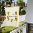 thumbnail image 4 of XMXY St. Patrick's Day Cartoon Irish Leprechaun Pattern Garden Flags Double Sided,Farmhouse Holiday Yard Outdoor Sign Decor Flag 28"x40", 4 of 8