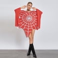 thumbnail image 2 of Gupgi Cape Toile d'Araignée d'Halloween pour Femmes Poncho Cape Toile d'Araignée Noire, 2 of 9