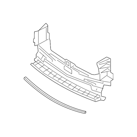 Genuine OE Mazda Air Guide - KB8A-50-1C0C