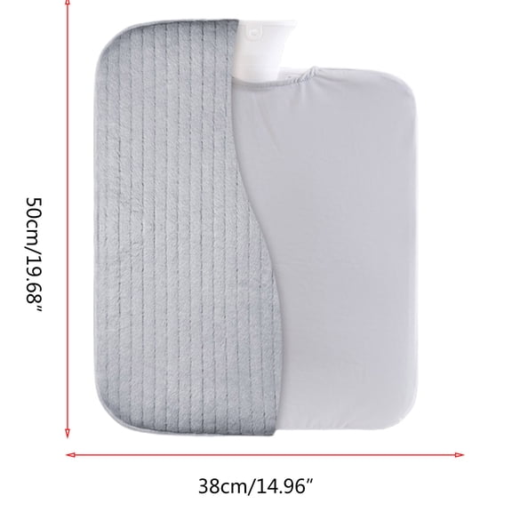 ROCKROK 9L for Extra Large Rubber Hot Water Bottle with Plush for Neck Shoulders Explosion-Proof Feet Hand War