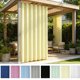 thumbnail image 1 of Lekihaqq Eva Waterproof Outdoor Curtain Solid Color Patio Privacy Shade Windproof Sun Block Ranch Porch Balcony Pergola, 1 of 5