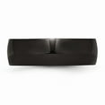 thumbnail image 3 of Stainless Steel 7mm Black IP-plated Plain Classic Wedding Band Ring Size 11.5, 3 of 7