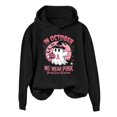 thumbnail image 1 of WEAIXIMIUNG Mama Sweatshirt Plus Size 5Xl Cancer Shirts Women In October We Wear Hood Sweatshirt, 1 of 4