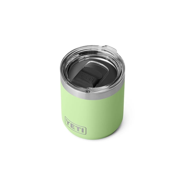 Vaso YETI Rambler Lowball 2.0 apilable de 295 ml con tapa, color lima