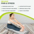 thumbnail image 4 of ProsourceFit Acupressure Mat and Pillow Set for Back/Neck Pain Relief and Muscle Relaxation, 4 of 6