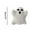 White, variant on TOPRenddon Halloween Ghost Plush Toys Cute Ghost Stuffed Throw Pillows Decorative Funny Ghost Pillow Decor Cushion-7.9in