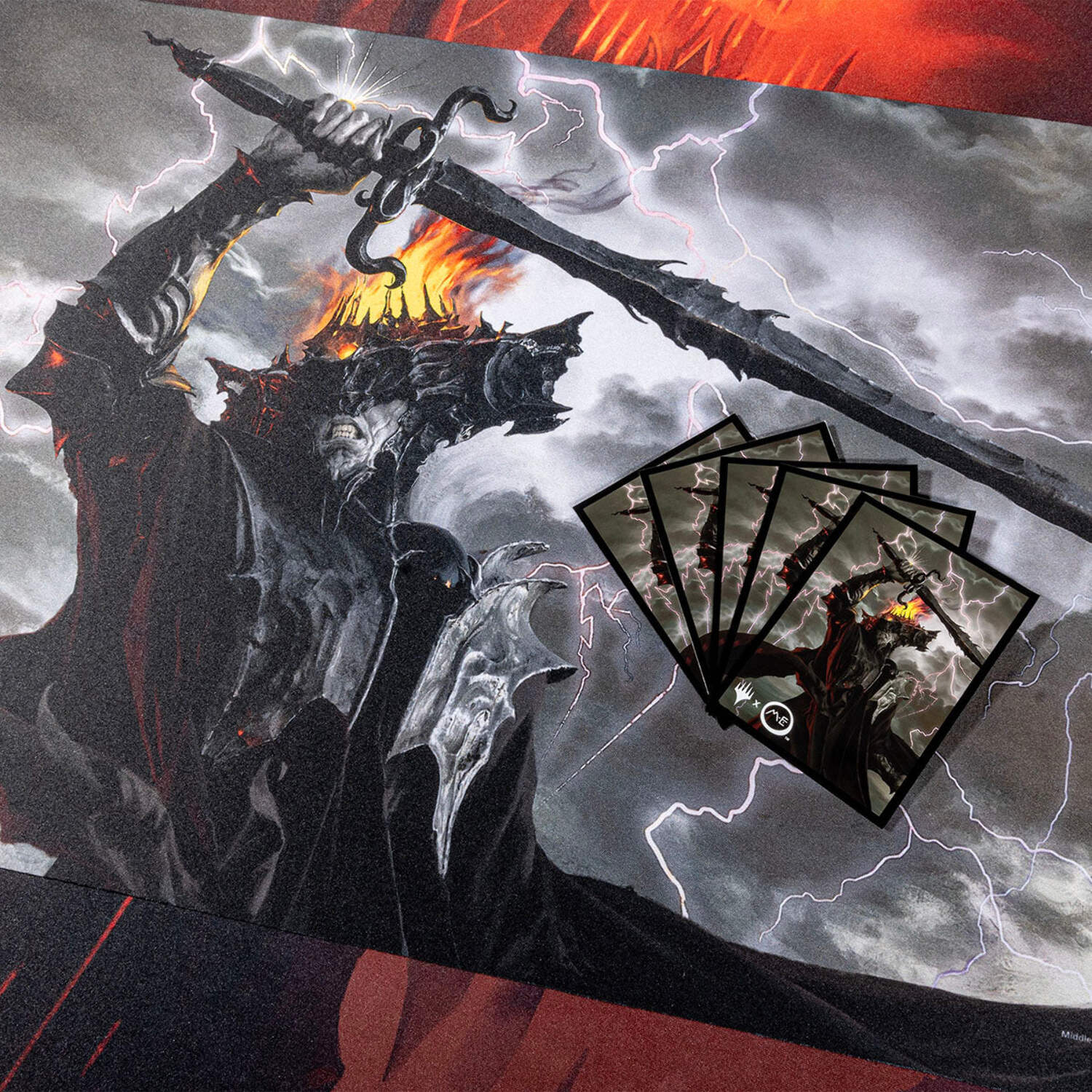 sauron card sleeves MTG LotR A Art [100] bearer. Fantasy Flight Standard Size Lord