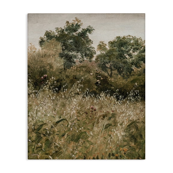 Dense Forest Thicket Canvas Wall Art, design by Lettered and Lined