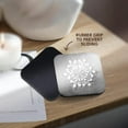 thumbnail image 4 of 3drose, Silver Snowflakes, Set of 8 Coasters - Soft, 4 of 7