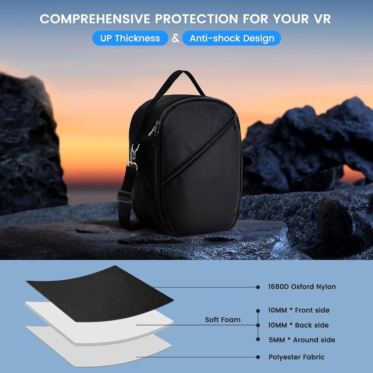 Prociv Carrying Case for Apple Vision Pro, Meta Quest 3, Quest 2