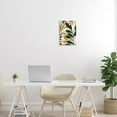 thumbnail image 2 of Contemporary Layered Leaves Botanical & Floral Graphic Art Unframed Art Print Wall Art, 2 of 6