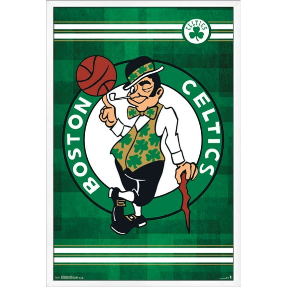 NBA Boston Celtics - Logo 14 Wall Poster, 22.375" x 34", Framed