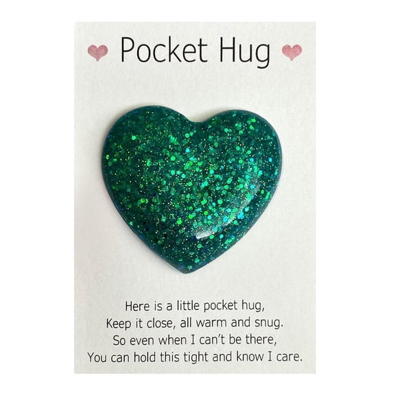Pocket Heart Small Encouragement Token, Portable Comforting Care Gift for Friends and Family, Thoughtful Little to Show Support, Heartwarming Message for, Gift for Difficult Times
