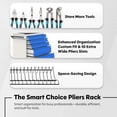 thumbnail image 3 of Pliers Rack for Tool Drawer Storage, Holds 32 Tools, Steel Frame, Triple-Coated Vinyl, Adjustable Organizer for Toolboxes, Durable Holder for Home, Garage, and Professional Use, 3 of 7