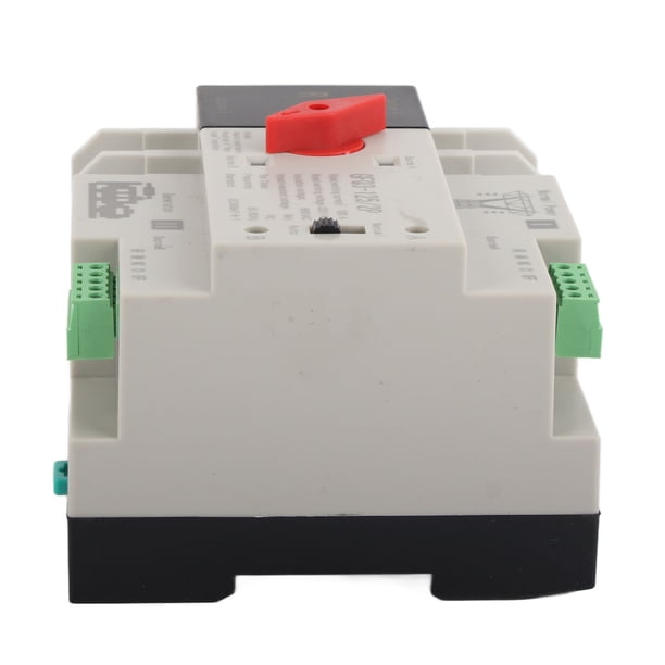 Interruptor De Transferencia Automática, Interruptor De Transferencia De Energía Dual AC220V Resistente Al Calor De Contacto Plateado Para Centro Comercial