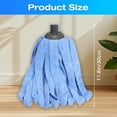 thumbnail image 4 of 3 Pack Microfiber Cloth Mop Refills Compatible with O Cedar, Washable Mop Replacements for Wet and Dry Use (Blue), 4 of 8