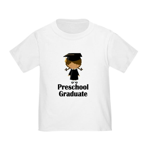 CafePress - Preschool Graduate Toddler T Shirt - Cute Toddler T-Shirt, 100% Cotton