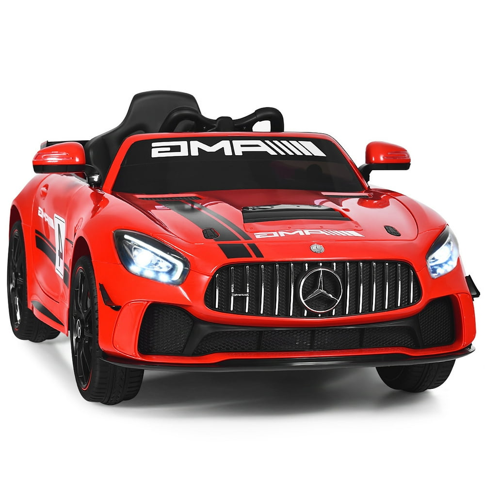 Topbuy 12V Electric Mercedes Benz Toy Car Licensed Kids Ride On Car w/ 2.4G Remote Control