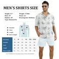 thumbnail image 6 of Wespornow Mens Hawaiian Shirts Short Sleeve Floral Tropical Beach Casual Button Down Shirts White XL, 6 of 6