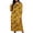 Yellow, variant on SELONE Long Nightgowns for Women Long Sleeve Plus Size Halloween Pajamas Dress Pumpkin House Dress Party Nightwear