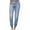 Light Blue, variant on USNSM Women's Leggings High Waist Drawstring Denim Jeans Tapered Joggers Skinny Stretch Plus Size Pants with Pockets Light Blue S