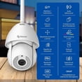thumbnail image 2 of 2 Cámaras de seguridad Wi-Fi* / Ethernet 4 MPx robotizadas con seguidor de movimiento. 1 Exterior |, 2 of 9