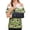 Green, variant on Post Shoulder Surgery Shirt, Women's Short Sleeve Shirt with Premium Snap, Chemo Clothing