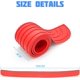 thumbnail image 2 of Protector de parachoques trasero para coche, protector universal de goma negra resistente a los arañazos, antideslizante para puerta de maletero para la mayoría de los coches (rojo/104x9CM), 2 of 5
