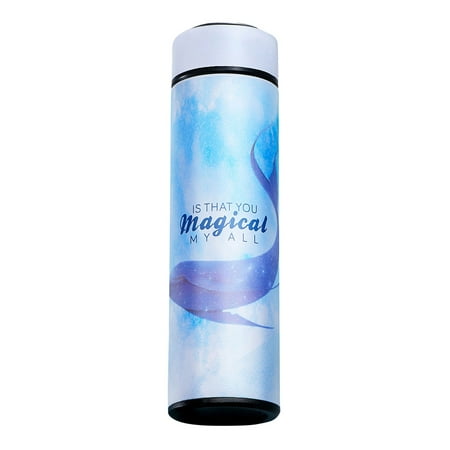 

wendunide kitchen gadgets Stainless Steel Vacuum Flask Smart Kettle LCD Screen Display Temperature Blue