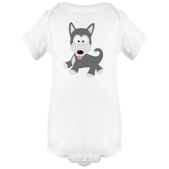 Husky Puppy Bodysuit Infant -Image by Shutterstock, 6 Months