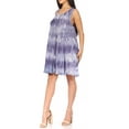 thumbnail image 3 of Sakkas Marta Women's Casual Summer Tie Dye Flowy Boho Maxi Sleeveless Dress Loose - 362107-Grey - One Size, 3 of 5