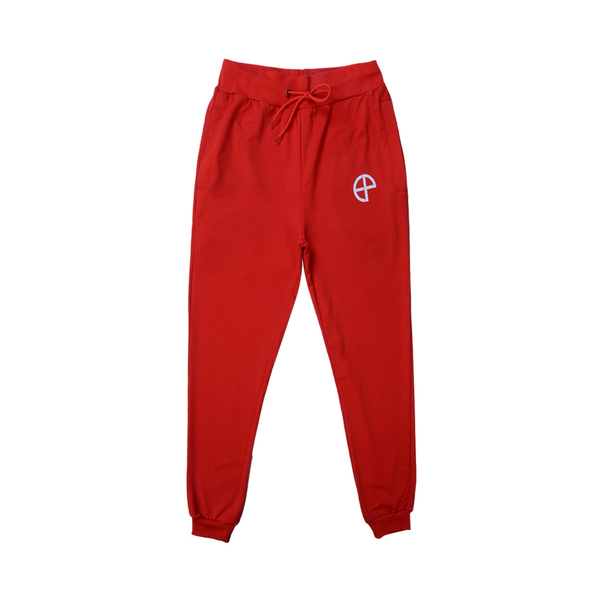 New Mens Slim Fit Tracksuit Bottoms Skinny Jogging Joggers Sweat Pants Trousers Red Xl