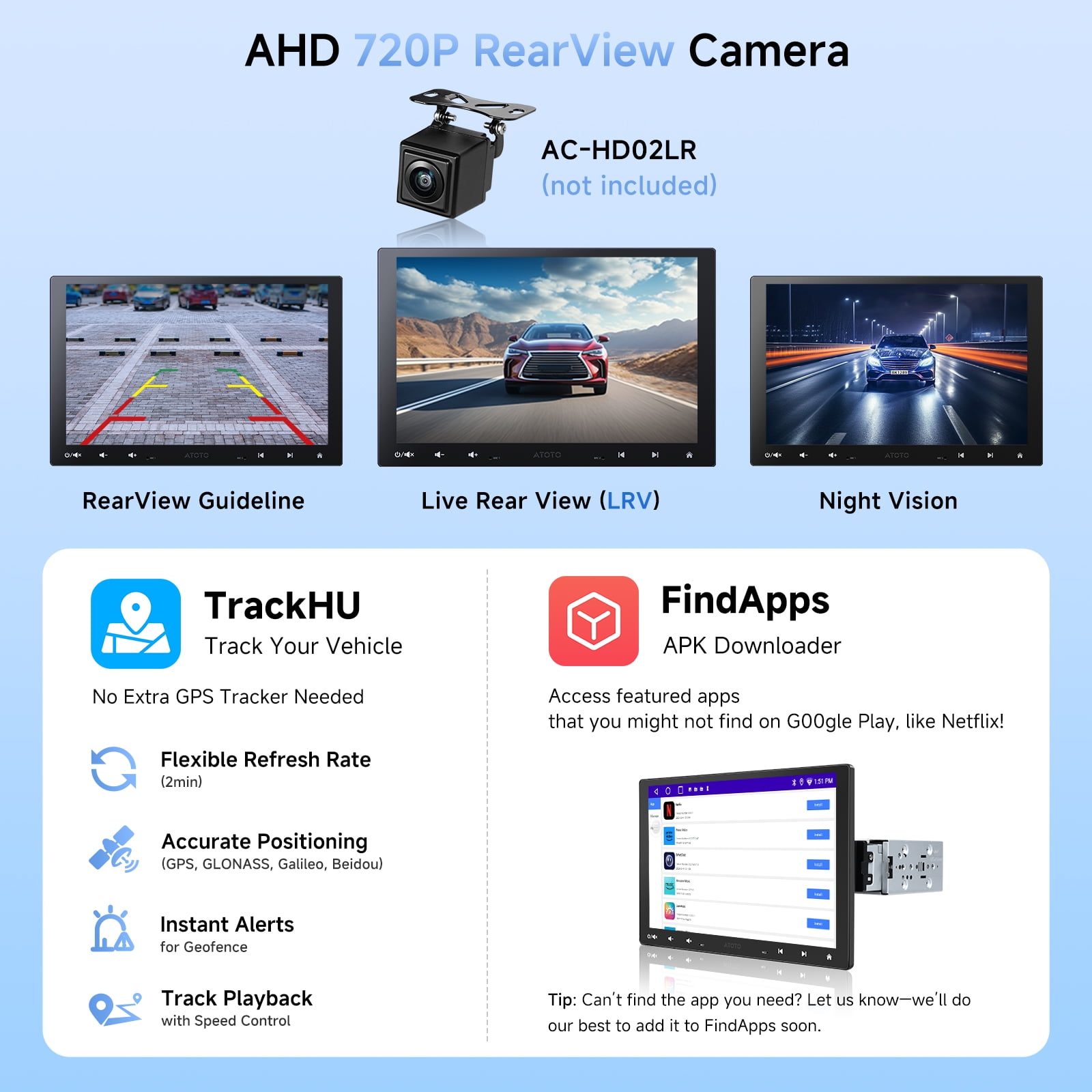 ATOTO F7XE 7inch QLED Car Stereo with Bluetooth, Android Auto ATOTO F7XE 7inch QLED Car Stereo with Bluetooth, Android Auto