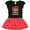 Black & Red with Polka Dots, variant on Inktastic Thanksgiving I'm Thankful Because I'm Gonna be a Big Brother Girls Toddler Dress