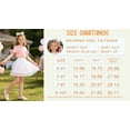 thumbnail image 6 of Girls Tiered Skirt Lace Trim Tutu Skirt Polka Dot Mesh Layered Party Skirt for Kids, White, Sizes 4-5Y, 6 of 8