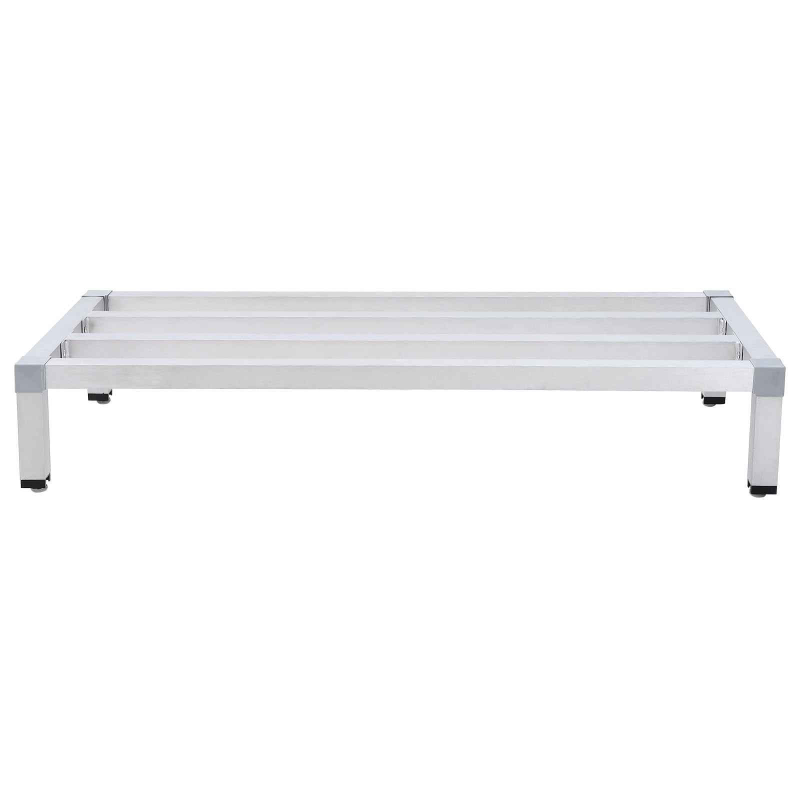 Dunnage Rack Aluminum, Elevated Storage Solution with 1000 Lb Capacity for Kitchens, Restaurants, Supermarkets, and Grocery Stores
