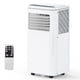 thumbnail image 1 of Aire Acondicionado Portátil 10000 BTU – 3 en 1: Frío Rápido, Deshumidificador y Ventilador – Silencioso – Mando – Pantalla LED – Temporizador 24H – Kit de Ventana – 42 m² – Blanco, 1 of 8