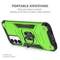 thumbnail image 5 of Hotpom Phone Case for Samsung A14 4G/5G with 2 Pack Privacy Screen Protector Military Grade Drop Shockproof Protection with 360° Rotating Stand, Green, 5 of 7