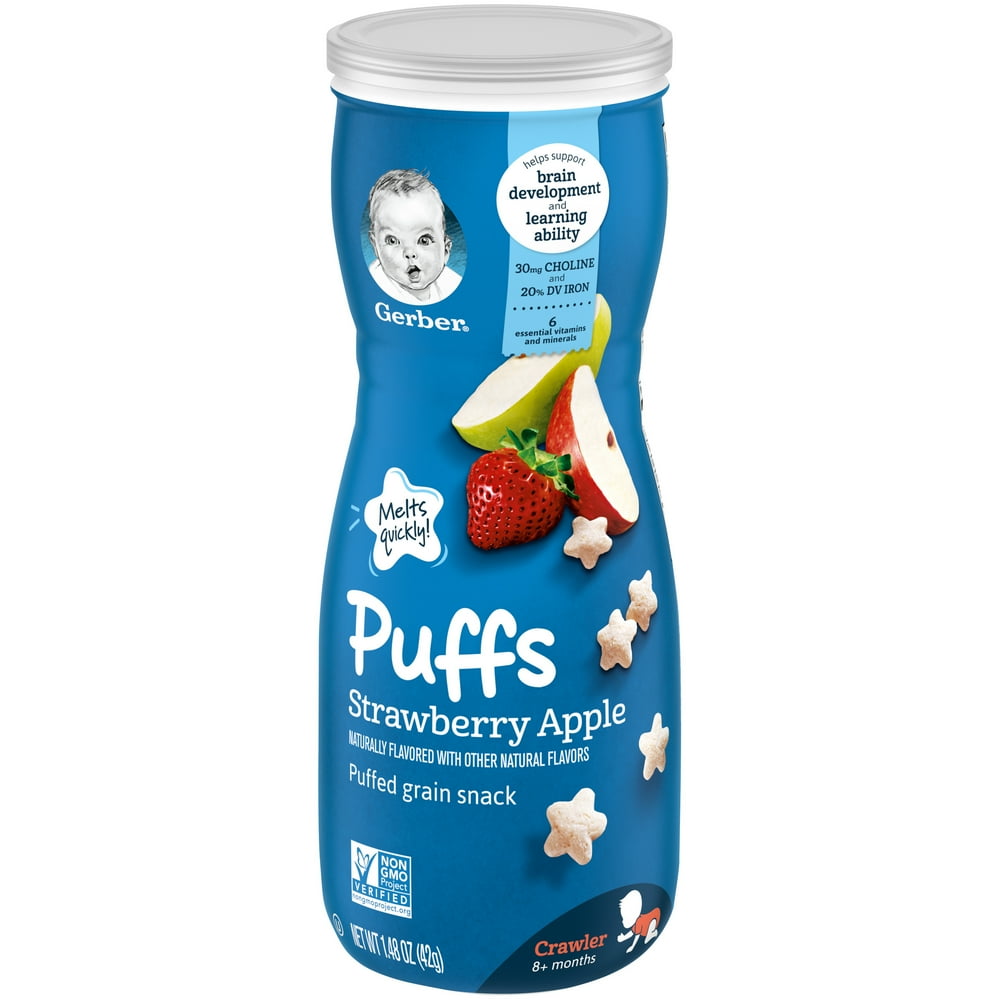 Gerber Stage 3, Strawberry Apple Baby Food, 60 Pieces (7g/about 1/2 Cup