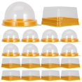 thumbnail image 3 of 100pcs Cake Packaging Boxes Mini Muffin Holders Plastic Containers, 3 of 5