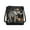 Black-Elephant Flower, variant on Skull Rose Print Crossbody Bag for Women Trendy, Casual Waterproof Vegan Leathr Crossbody Purse with Adjustable Strap, Lightweight Multi Pocket Shoulder Handbag for Travel
