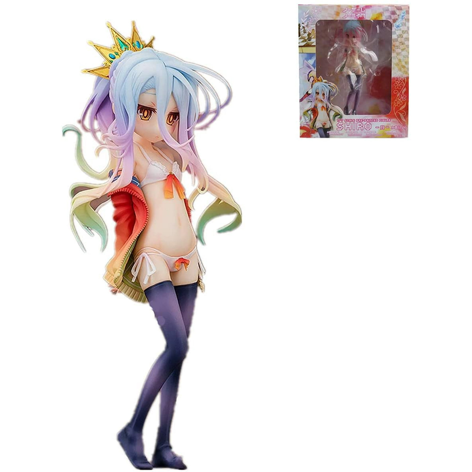 rthui ty No Game No Life Shiro Figure PVC Figure Anime Statue Swimwear  Collection Model 8.6 Inch - Walmart.ca