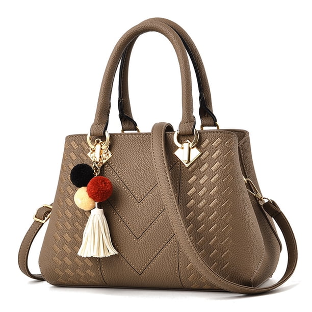 Bolso bandolera de PU adecuado para que las mujeres vayan a trabajar y tengan citas. Bolso de hombro de gran capacidad