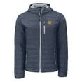 thumbnail image 2 of Men's-Cutter & Buck  Anthracite Cal Bears Rainier Eco PrimaLoft Hooded Full-Zip Jacket, 2 of 3
