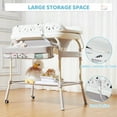 Baby Bathtub with Changing Table, GAOMON Removable Bath Tub Unit w/Soft