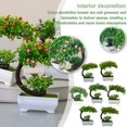 thumbnail image 2 of PFDDRW Artificial Plastic Plants Bonsai Small Tree Pot Fake Flower Arrangemeny, 2 of 8