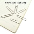 thumbnail image 3 of Jumbo Paperclip Organizer, Stainless Steel, Smooth Surface Non-Slip Grip For Convenient Storage And Multi-Functional Use, 50Mm Silver Premium Metal Paper Clips, 3 of 6