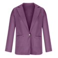 thumbnail image 4 of Femmes Veste Col Rabattu Veste Manches Longues Vêtements d'Extérieur Blazer, 4 of 8
