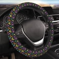 thumbnail image 5 of Salouo Colorful Lizards Print Elastic Car Steering Wheel Cover - 15'' Non-Slip Car Wheel Cover Protector - Universal Car Accessory for Diverse Cars, 5 of 6